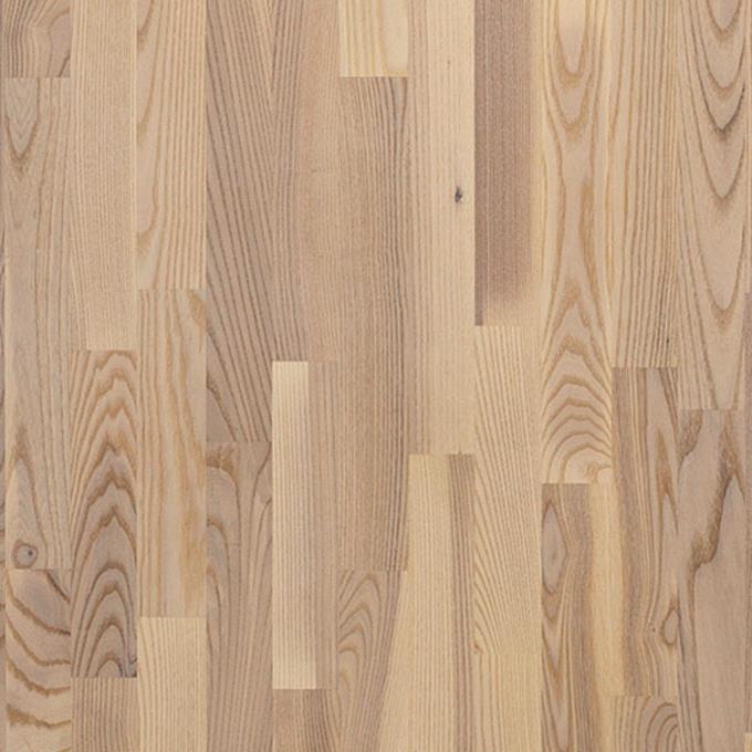 Паркетная доска DuoWood Ясень Living White Matt 3S, упаковка 3.41 м