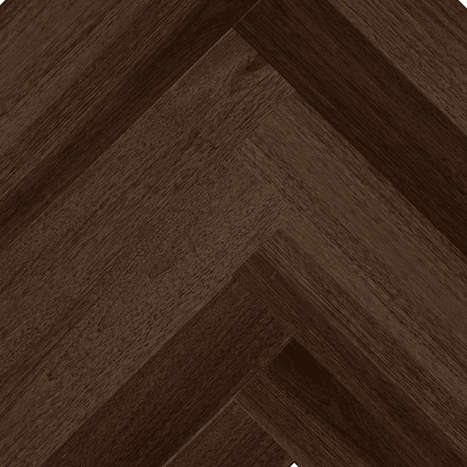 Английская елка Kraft Parkett American Walnut Herringbone 600x120x15 мм Орех американский Натур, упаковка 1.0 м