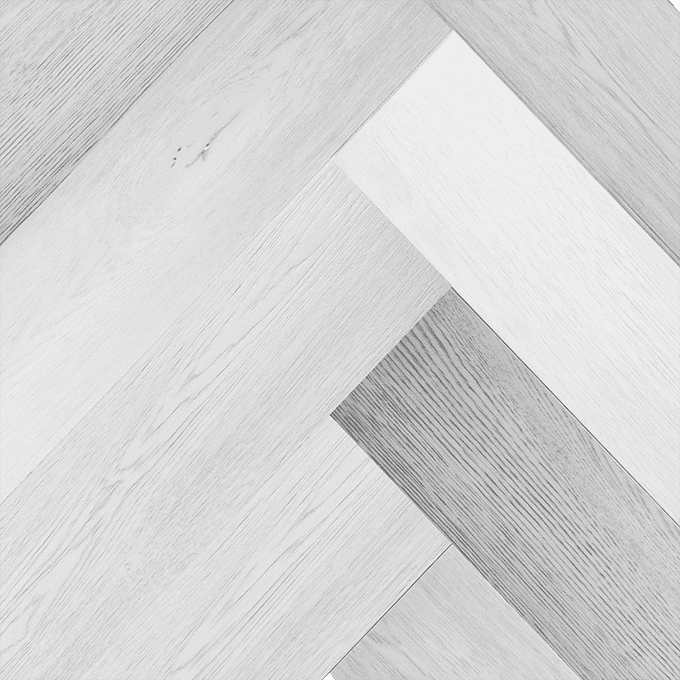 Английская (Венгерская) елка Kraft Parkett PREMIUM HERRINGBONE 120mm 600/700x120x14 мм Дуб 18 Натур, упаковка 1.0 м